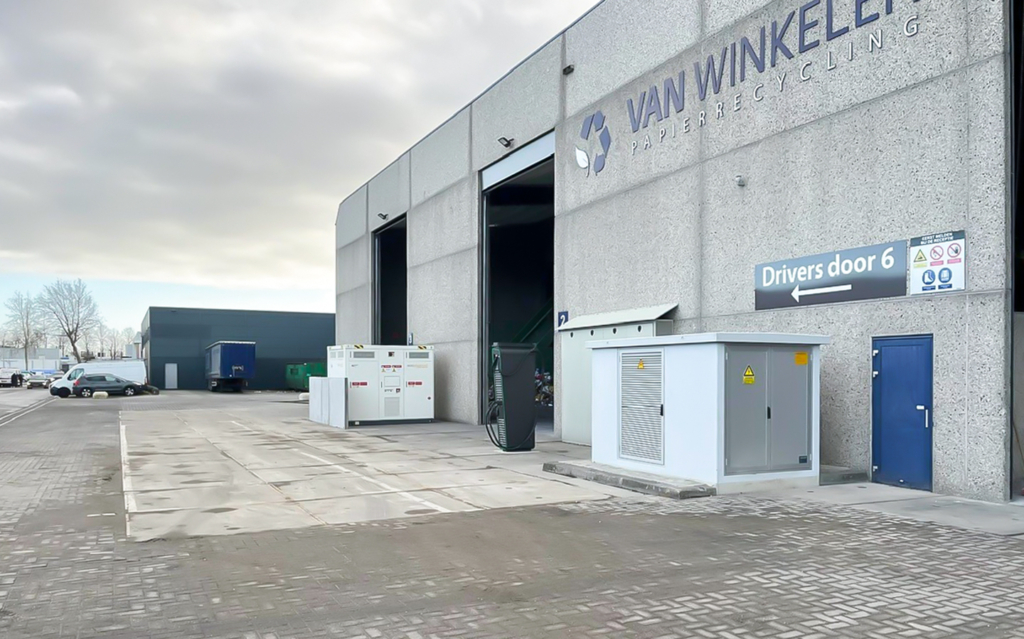 Overzicht middenspanningsinstallatie Van Winkelen Papierrecycling Zoetermeer